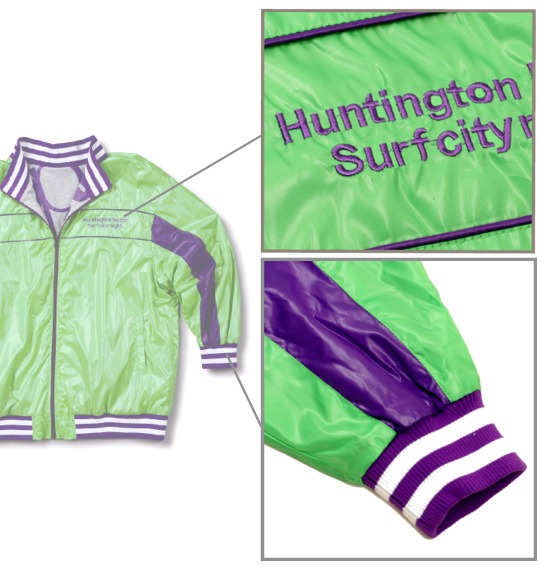 OCEAN PACIFIC リバーシブルジャケット グリーン×モクグレー