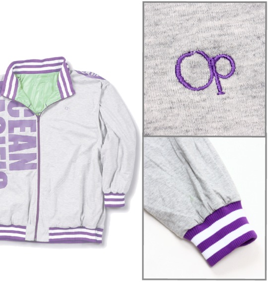 OCEAN PACIFIC リバーシブルジャケット グリーン×モクグレー