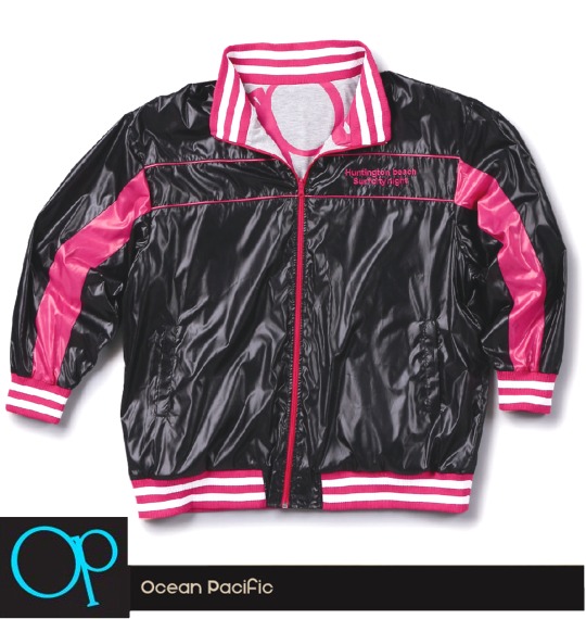 OCEAN PACIFIC リバーシブルジャケット ブラック×モクグレー