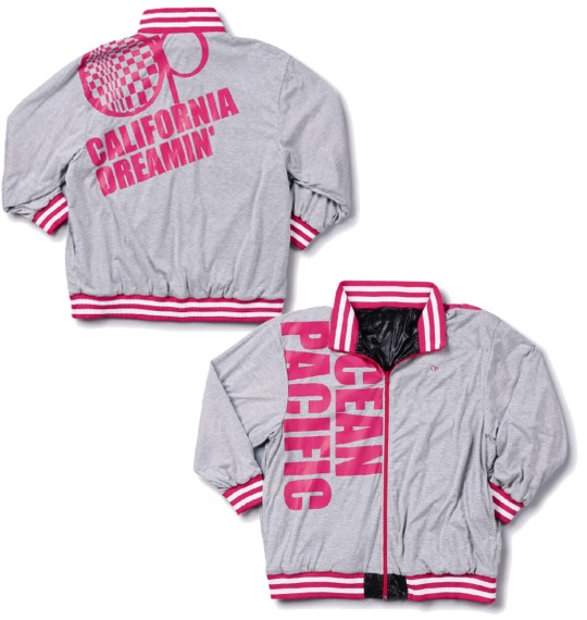 OCEAN PACIFIC リバーシブルジャケット ブラック×モクグレー