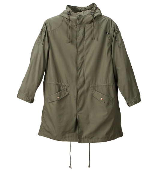 BUNDESWEAR M51 ツイルモッズコート カーキ