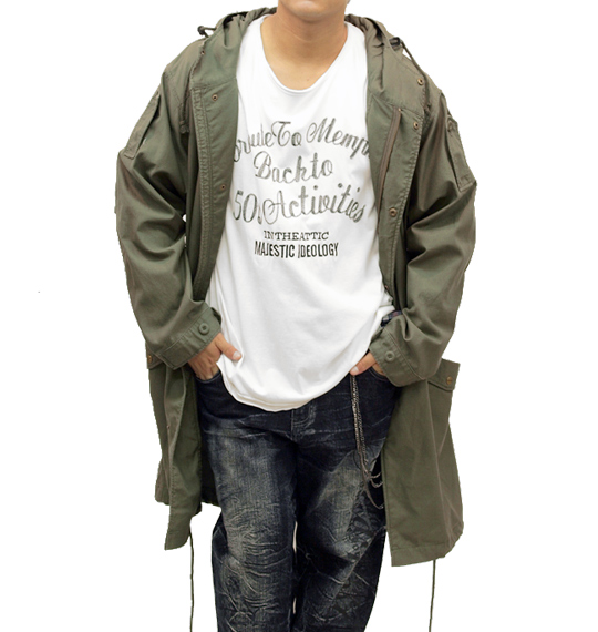 BUNDESWEAR M51 ツイルモッズコート カーキ