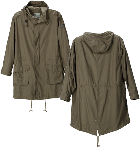 BUNDESWEAR M-51ツイルモッズコート カーキ