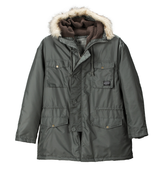 BUNDESWEAR M-65中綿パーカージャケット セージグリーン