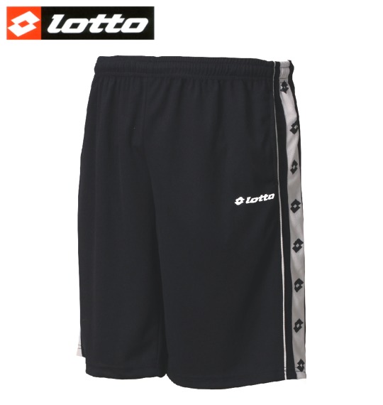 lotto DRYメッシュハーフパンツ ブラック