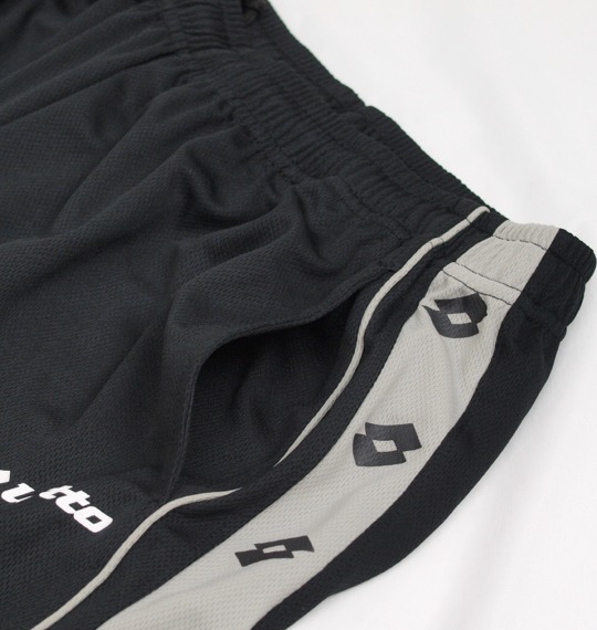 lotto DRYメッシュハーフパンツ ブラック