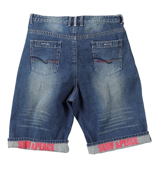 BUNBUSTER デニムハーフパンツ ネイビー