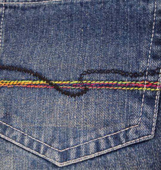 BUNBUSTER デニムハーフパンツ ネイビー