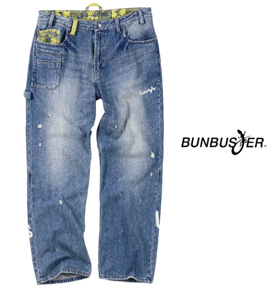 BUNBUSTER ペインターパンツ ブルー