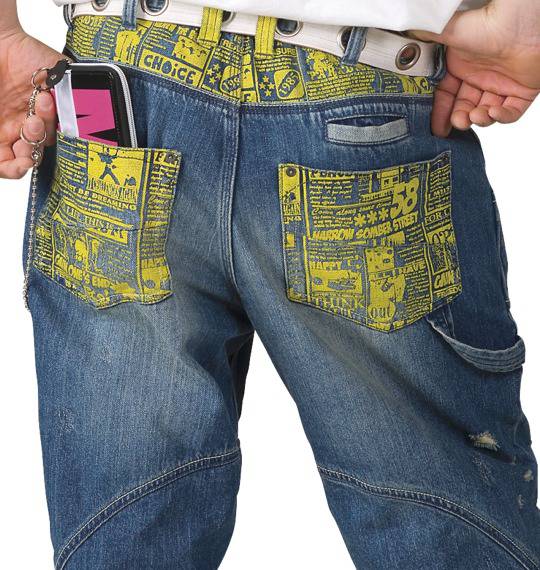 BUNBUSTER ペインターパンツ ブルー