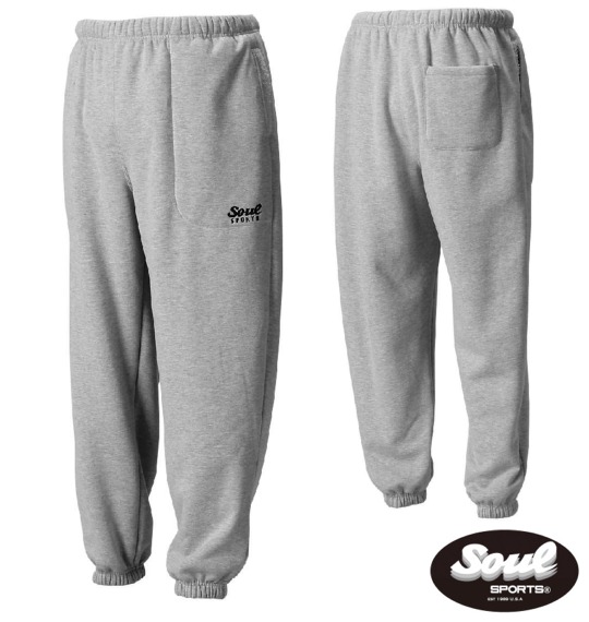 SOUL SPORTS 裏ボアスウェットパンツ グレー