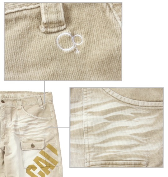 OCEAN PACIFIC ストレッチコーデュロイパンツ ベージュ