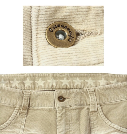 OCEAN PACIFIC ストレッチコーデュロイパンツ ベージュ