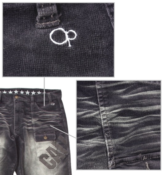 OCEAN PACIFIC ストレッチコーデュロイパンツ チャコール