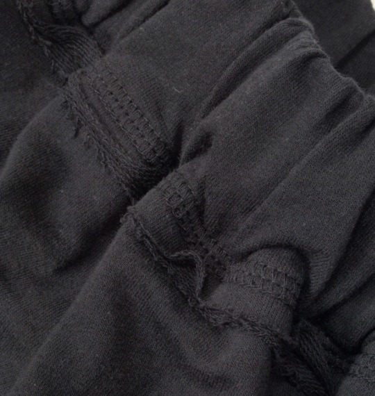 BUNDESWEAR スウェットカーゴハーフパンツ ブラック