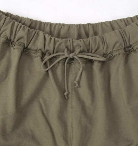 BUNDESWEAR スウェットカーゴハーフパンツ カーキ