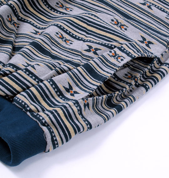 BROOKLYN INDUSTRIES プリントイージーハーフパンツ ネイビー系