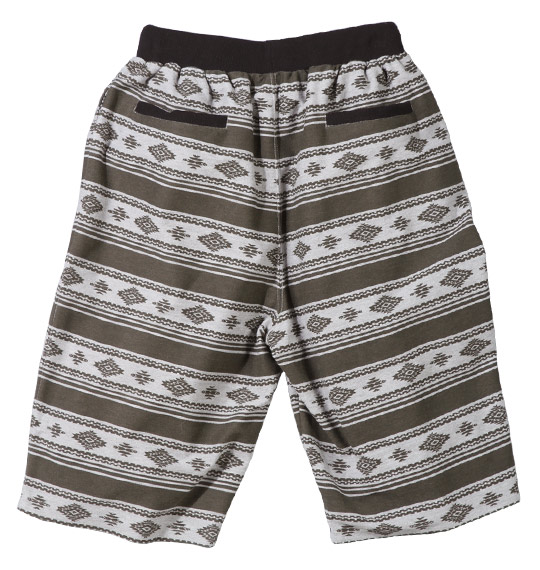 BROOKLYN INDUSTRIES プリントイージーハーフパンツ カーキグレー系