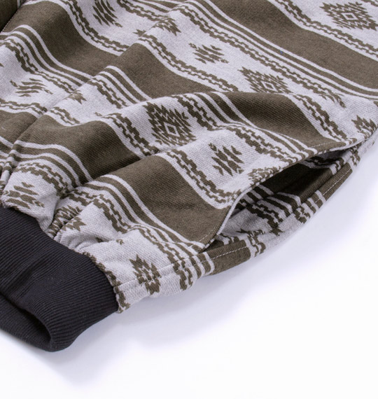 BROOKLYN INDUSTRIES プリントイージーハーフパンツ カーキグレー系