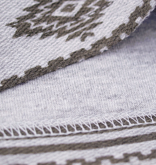 BROOKLYN INDUSTRIES プリントイージーハーフパンツ カーキグレー系