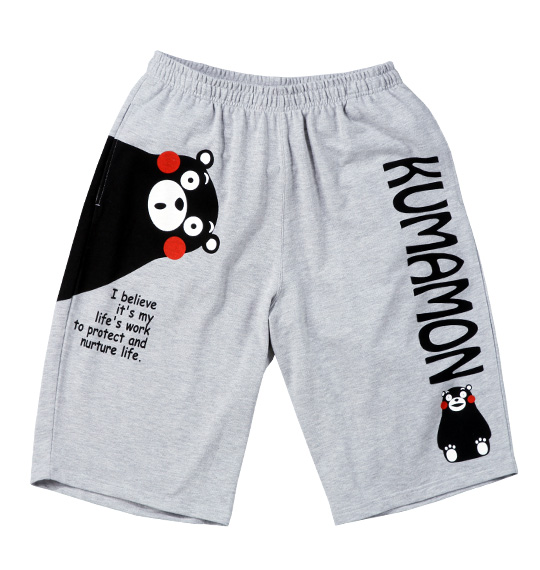 くまモン ハーフパンツ モクグレー