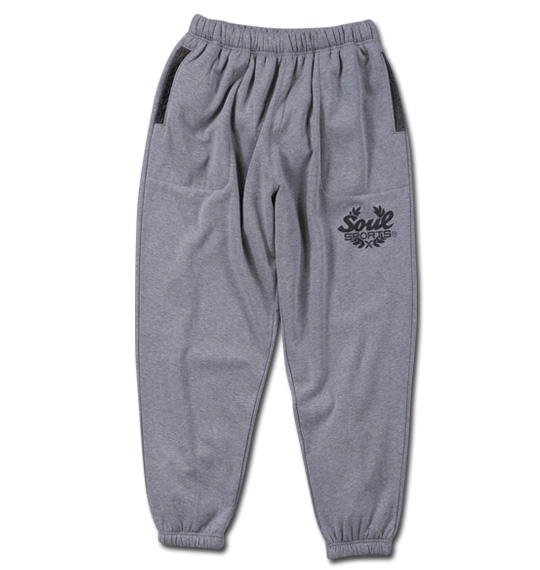SOUL SPORTS 裏ボアスウェットパンツ モクグレー