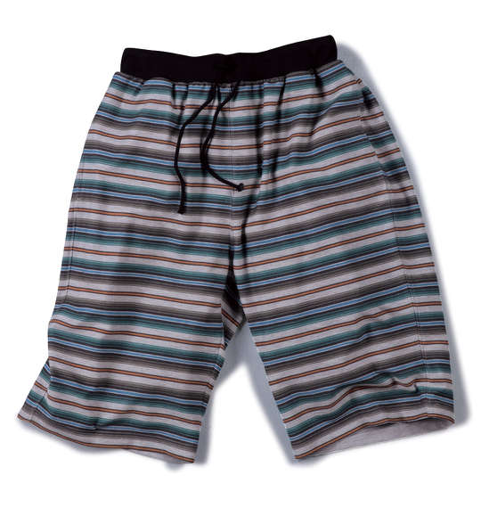 BROOKLYN INDUSTRIES プリントイージーハーフパンツ ブルー系