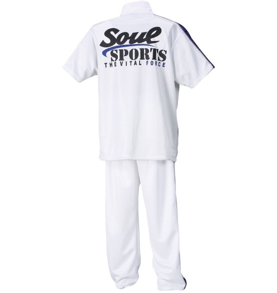 SOUL SPORTS ジャージセット(半袖) ホワイト
