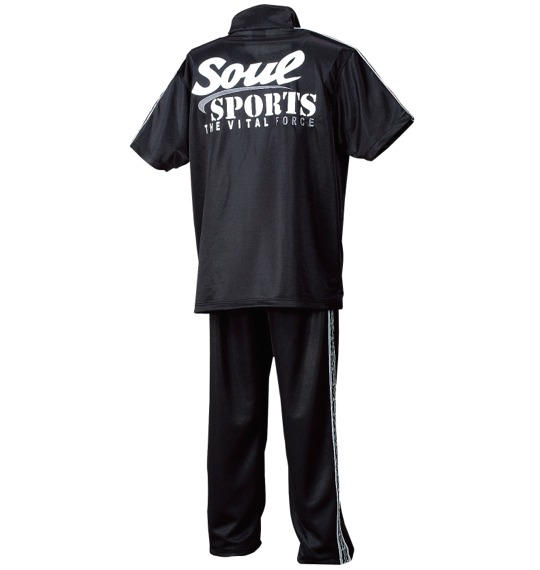 SOUL SPORTS ジャージセット(半袖) ブラック