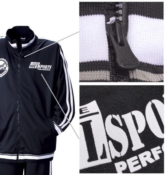 SOUL SPORTS ジャージセット ブラック