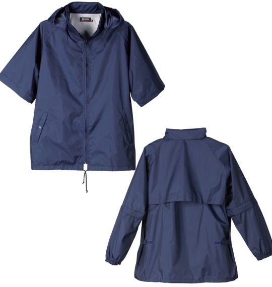 SRIXON フード付レインスーツ ネイビー