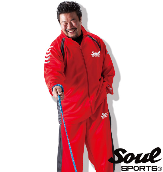 SOUL SPORTS ジャージセット レッド