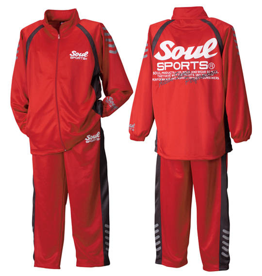 SOUL SPORTS ジャージセット レッド