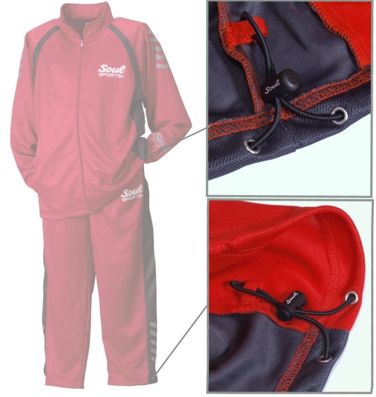 SOUL SPORTS ジャージセット レッド