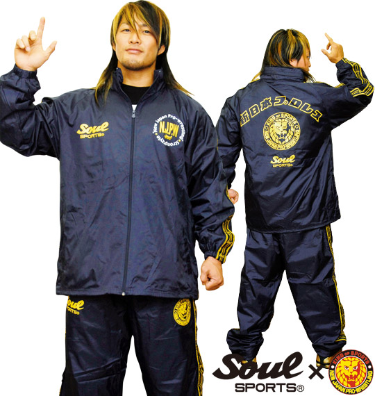 SOUL SPORTS×新日本プロレス ブレーカーセット ネイビー