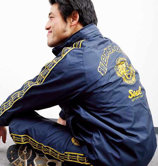 SOUL SPORTS×新日本プロレス ブレーカーセット ネイビー