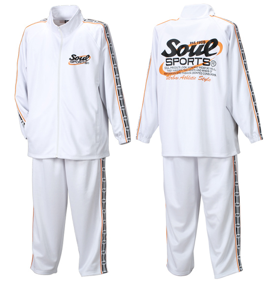 SOUL SPORTS 長袖ジャージセット ホワイト