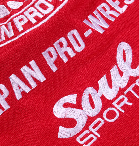 SOUL SPORTS×新日本プロレス 長袖ジャージセット レッド