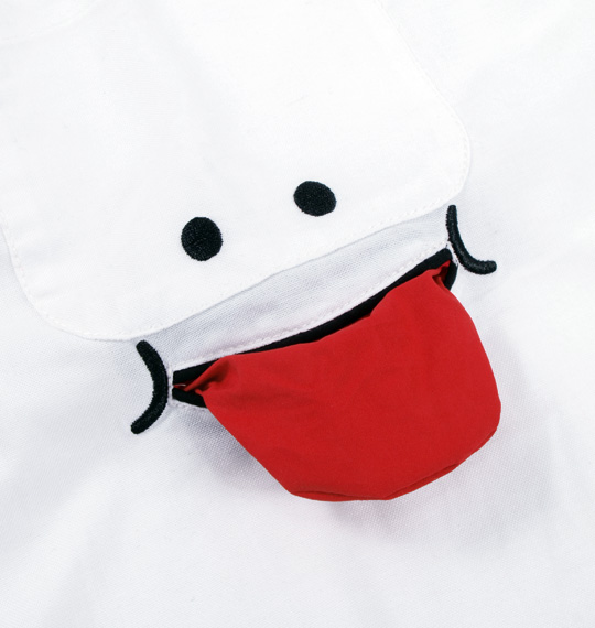 UP!SMILE フェイクタイオックス半袖シャツ ホワイト