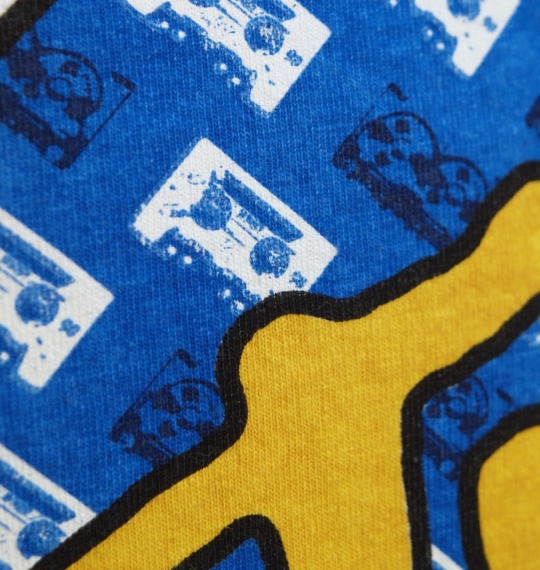 MUSIC TELEVISION ラグランTシャツ ホワイト×ブラック