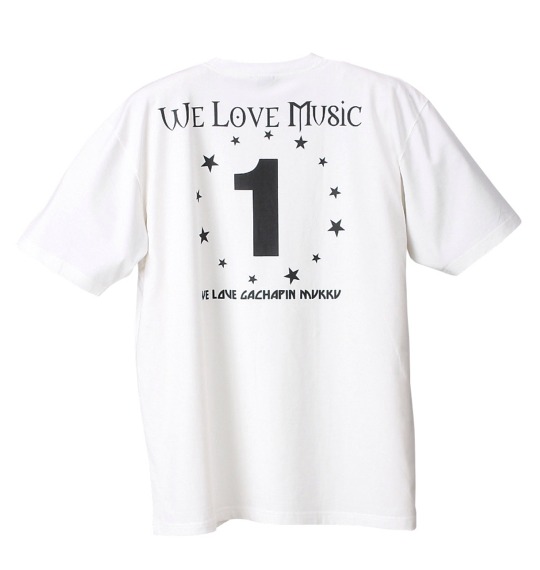 GACHAPIN×MUKKU Tシャツ(半袖) ホワイト