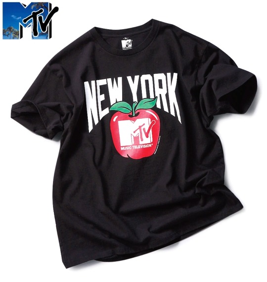 MUSIC TELEVISION Tシャツ(半袖) ブラック