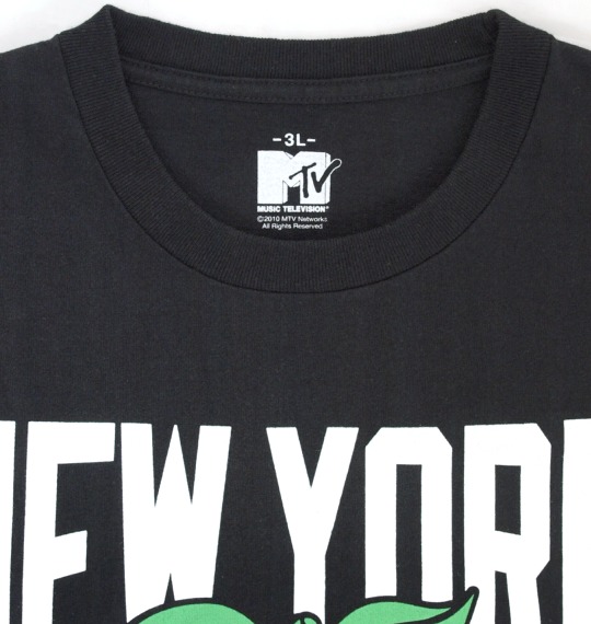 MUSIC TELEVISION Tシャツ(半袖) ブラック