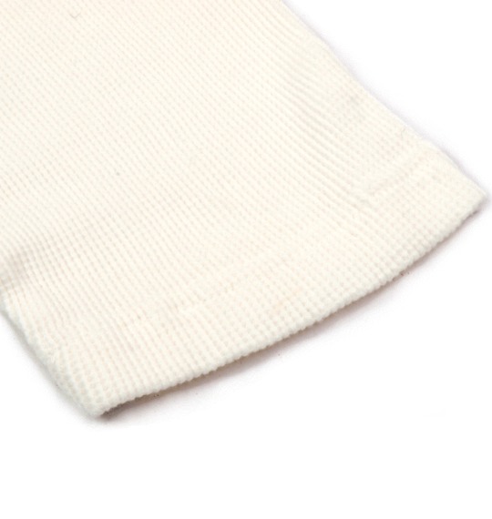 BUNDESWEAR ワッフルヘンリーTシャツ アイボリー