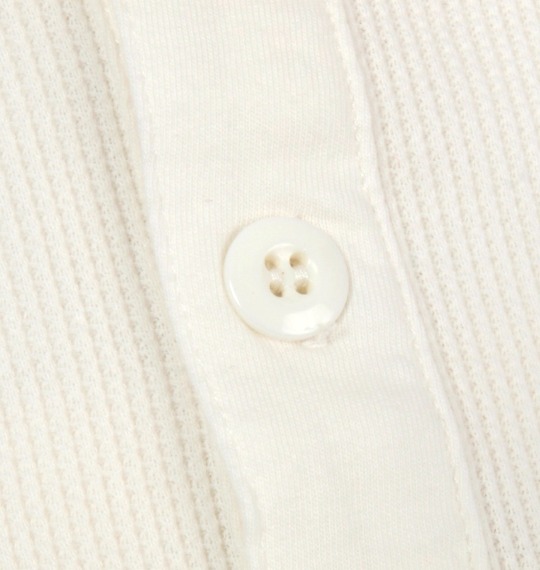 BUNDESWEAR ワッフルヘンリーTシャツ アイボリー