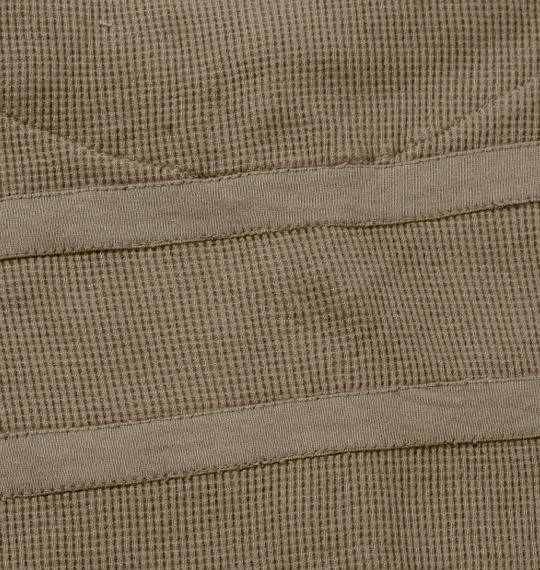 BUNDESWEAR ワッフルヘンリーTシャツ カーキ