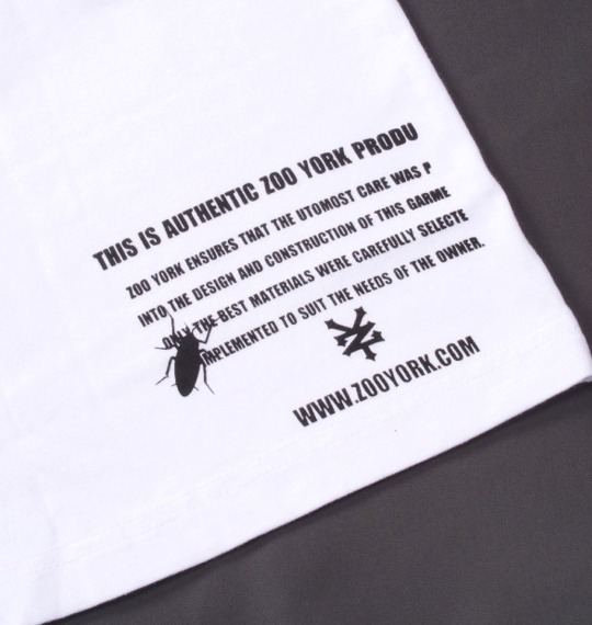 ZOO YORK Tシャツ ホワイト