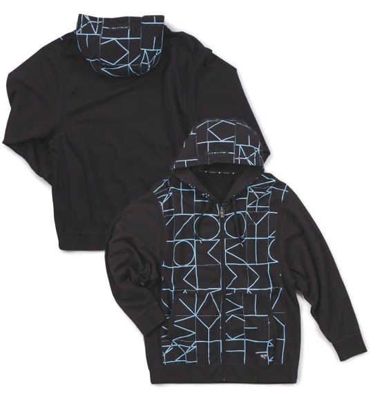 ZOO YORK フルジップパーカー ブラック