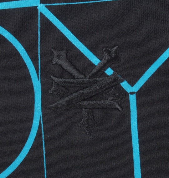 ZOO YORK フルジップパーカー ブラック