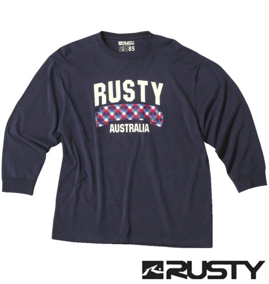 RUSTY Tシャツ ネイビー
